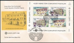 1990 Europa CEPT Blokk Mi 8 FDC-n - Altri & Non Classificati