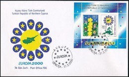 2000 Europa CEPT Blokk Mi 19 FDC-n - Altri & Non Classificati