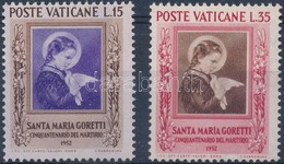 ** 1953 Goretti Szent Mária Mi 190-191 - Altri & Non Classificati