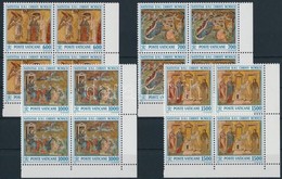 ** 1992 Karácsony Sor ívsarki Négyestömbökben Mi 1075-1078 - Altri & Non Classificati