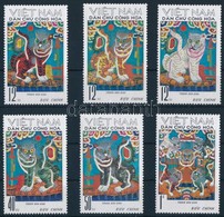 ** 1971 Színes Fametszetek I. Sor Mi 675-680 - Altri & Non Classificati