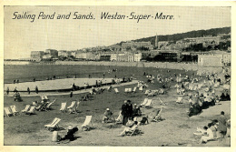 AVON - WESTON SUPER MARE - SAILING POND AND SANDS Av206 - Weston-Super-Mare