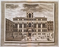 Cca 1715-1750 Domenico Lovisa (1690 K.-1750 K.): Velence: Palatium Pisani Rézmetszet, Papír, A Szerz? Il Gran Teatro Di  - Stampe & Incisioni