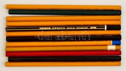 12 Db Különféle Hegyezetlen Ceruza, Köztük Koh-i-Noor Is - Altri & Non Classificati
