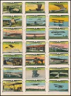 Cca 1900 Repül?k, 21 Darabos Levélzáró Gy?jtemény Berakólapon / Planes Poster Stamps - Non Classificati