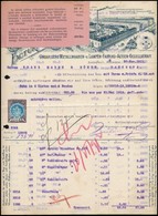 1911 Factura Fémáru és Lámpagyár Díszes Fejléces Számla, 10f Számlabélyeggel - Non Classificati