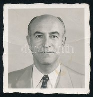 1956 Orth György Labdarúgó Dedikációja és Aláírása ?t ábrázoló Fotó Hátulján - Altri & Non Classificati