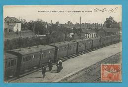 CPA - Chemin De Fer Train En Gare De MONTSOULT-MAFFLIERS 95 - Montsoult