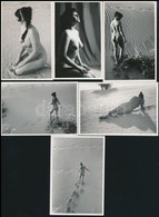 Cca 1972 Krisch Béla (1929-?) Kecskeméti Fotóm?vész Hagyatékából 6 Db Jelzés Nélküli Vintage Fotó, 6x9 Cm - Altri & Non Classificati