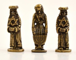3 Db Rabbi Réz Figura, M: 3,5 Cm - Altri & Non Classificati