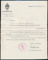 1937 A Magyar Haditengerészeti Egyesület Novara Csoportjának  Alakuló ülésén Felvett Jegyz?könyv és A Csoport Elismerésé - Altri & Non Classificati