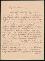 1890 Klapka György Varga Ottó F?gimnáziumi Tanárnak, Az Aradi Vértanúk Albuma Szerkeszt?jének írt Válaszlevelének Nyomta - Non Classificati