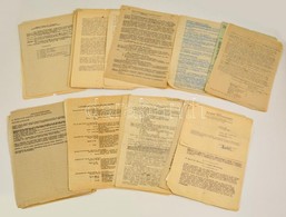 Cca 1947-1954 Magyar M?vel?dési Szövetségnek írt Különféle Iratok, Kb. 50-60 Db, Változó állapotban. - Non Classificati