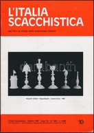 1988-1989 L' Italia Scacchistica 3 Száma. Anno 78 N. 997-998., Anno 79 - N. 1008. Papírkötésben, Olasz Nyelven. Olasz Ny - Non Classificati