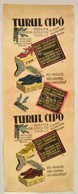 Cca 1930-1940 Bp., 'Turul Cip?' Reklámplakát, Kis Szakadással, 116×39,5 Cm - Altri & Non Classificati