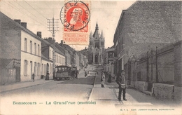 ¤¤  -  BELGIQUE  -  BONSECOURS   -   La Grand'Rue ( Montée )  -  Train  -  Facteur , Postier   -  ¤¤ - Autres & Non Classés