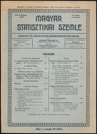 1929 Magyar Statisztikai Szemle VII. évf. 11. Sz. 1929. November. Szerk.: M. Kir. Központi Statisztikai Hivatal, Dr. Dob - Non Classificati