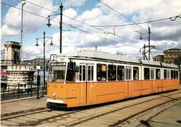 ** * 14 Db Modern Magyar és Külföldi Villamos Motívumlap / 14 Modern Hungarian And European Tram Motive Cards - Non Classificati