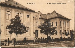 T2/T3 1928 Abony, M. Kir. állami Polgári Iskola  (EK) - Non Classificati