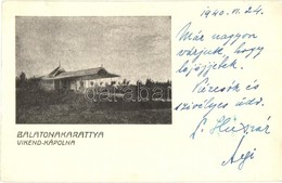 T2 1940 Balatonakarattya, Vikend Kápolna - Non Classificati