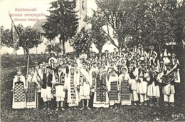 T2 1908 Alsóbaucár, Baucár, Bautar; Román Menyegz?. Adler Fényirda / Romanian Wedding, Folklore - Non Classificati