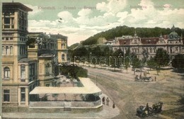 T2 1909 Brassó, Kronstadt, Brasov; Rezs? Körút, étterem Terasza / Rudolfsring / Street, Restaurant's Terrace - Non Classificati