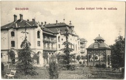 T2/T3 Bártfa, Bardejovské Kúpele, Bardiov; Erzsébet Királyné Forrás és Szálloda. Kiadó Horovitz 40. / Spa Hotel, Thermal - Non Classificati