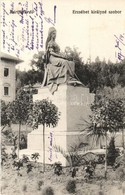 T2 1917 Bártfafürd?, Bardejovské Kúpele, Bardiov; Erzsébet Királyné Szobor / Statue - Non Classificati