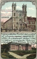 T3 1924 Besztercebánya, Banská Bystrica; Káptalan Templom, Közkórház / Church, Hospital  (szakadás / Tear) - Non Classificati