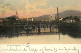 T2 1907 Nyitra, Nitra; Folyó, Híd, G?zmalom / River, Bridge, Steam Mill - Non Classificati