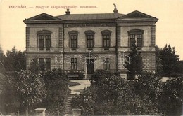 T2/T3 1913 Poprád (Tátra), Magyar Kárpátegyesület Múzeuma. W.L. Bp. 2848. / Museum Of The Hungarian Carpathian Associati - Non Classificati