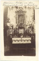 * T2 1916 Pozsony, Pressburg, Bratislava; Templom Bels?, Oltár / Church Interior, Altar. Photo - Non Classificati