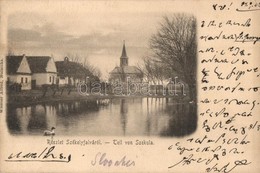 T2/T3 1902 Székelyfalva, Szekula, Sekule; Tópart, Wiesner Alfred Kiadása / Lakeside (EK) - Non Classificati