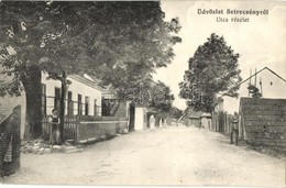 T2 1913 Sztrecsnó, Sztrecsény, Strecno (Tátra); Utcakép Kereszttel / Strassenbild / Street View With Cross - Non Classificati