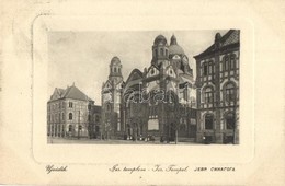 T2 1911 Újvidék, Novi Sad; Izraelita Templom, Zsinagóga. W.L. Bp. 4230. / Synagogue - Non Classificati