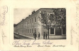 T2/T3 Zimony, Zemun, Semlin; Honvéd Laktanya. W.L. 1000. / Kaserne / Military Barracks (EK) - Non Classificati