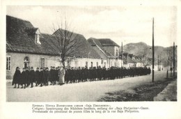 ** T1/T2 Cetinje, Cetigne; Spaziergang Des Mädchen-Instituts, Entlang Er Baja Pivljanina Gasse / Walk Of The Girl School - Non Classificati