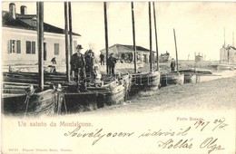 T2 1907 Monfalcone, Porto Rosega / Port, Boats - Non Classificati