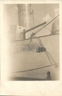 ** T2 1917 Sérült SMS Novara Osztrák-magyar Haditengerészeti Gyorscirkáló Az Otrantói Csata Után, Oldalán Belövéssel / K - Non Classificati