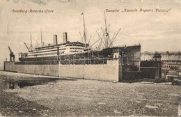 T2/T3 Kaiserin Auguste Victoria Steamship In Drydock, Hamburg-America Line (EK) - Non Classificati