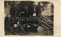 ** T4 WWI Austro-Hungarian Military, Soldiers, Card Game, Photo (b) - Non Classificati