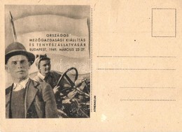 ** T2/T3 1949. Budapest, Országos Mez?gazdasági Kiállítás és Tenyészállatvásár Reklámlapja / Hungarian National Agricult - Non Classificati