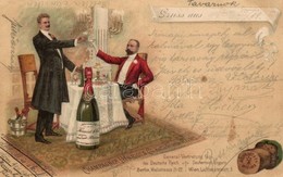 T3 Champagner Henriot & Co. Hoflieferanten Reims, Advertisement, Litho (EK) - Non Classificati