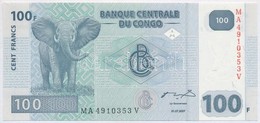 Kongó 2007. 100Fr T:I
Congo 2007. 100 Francs C:UNC - Non Classificati