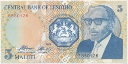 Lesotho 1989. 5M T:I
Lesotho 1989. 5 Maloti C:UNC - Non Classificati