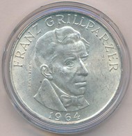 Ausztria 1964. 25Sch Ag 'Franz Grillparzer' T:2 
Austria 1964. 25 Schilling Ag 'Franz Grillparzer' C:XF Krause KM#2895.1 - Non Classificati