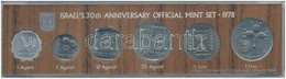 Izrael 1978. 1a-1L (6xklf) Forgalmi Sor Tokban T:1-
Israel 1978. 1 Agora - 1 Lira (6xdiff) Coin Set In Case C:AU - Non Classificati