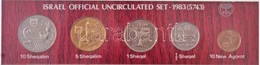 Izrael 1983. 10a-10Sh (5xklf) Forgalmi Sor Dísztokban T:1
Israel 1983. 10 Agorot - 10 Shequalim (5xdiff) Coin Set In Cas - Non Classificati