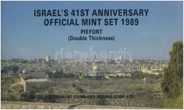 Izrael 1989. 1a-1Sh (5xklf) 'Izrael 41. évfordulója' Piefort Forgalmi Sor Karton Dísztokban T:PP
Israel 1989. 1 Agora -  - Non Classificati