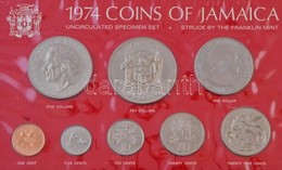 Jamaika 1975. 1c-10$ (8xklf) Minta Forgalmi Sor Dísztokban, Benne 1975. 10$ Cu-Ni 'Sir Henry Morgan' T:BU
Jamaica 1975.  - Non Classificati